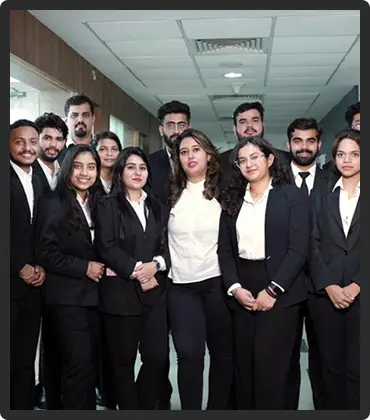 Shreya Dixit with team members